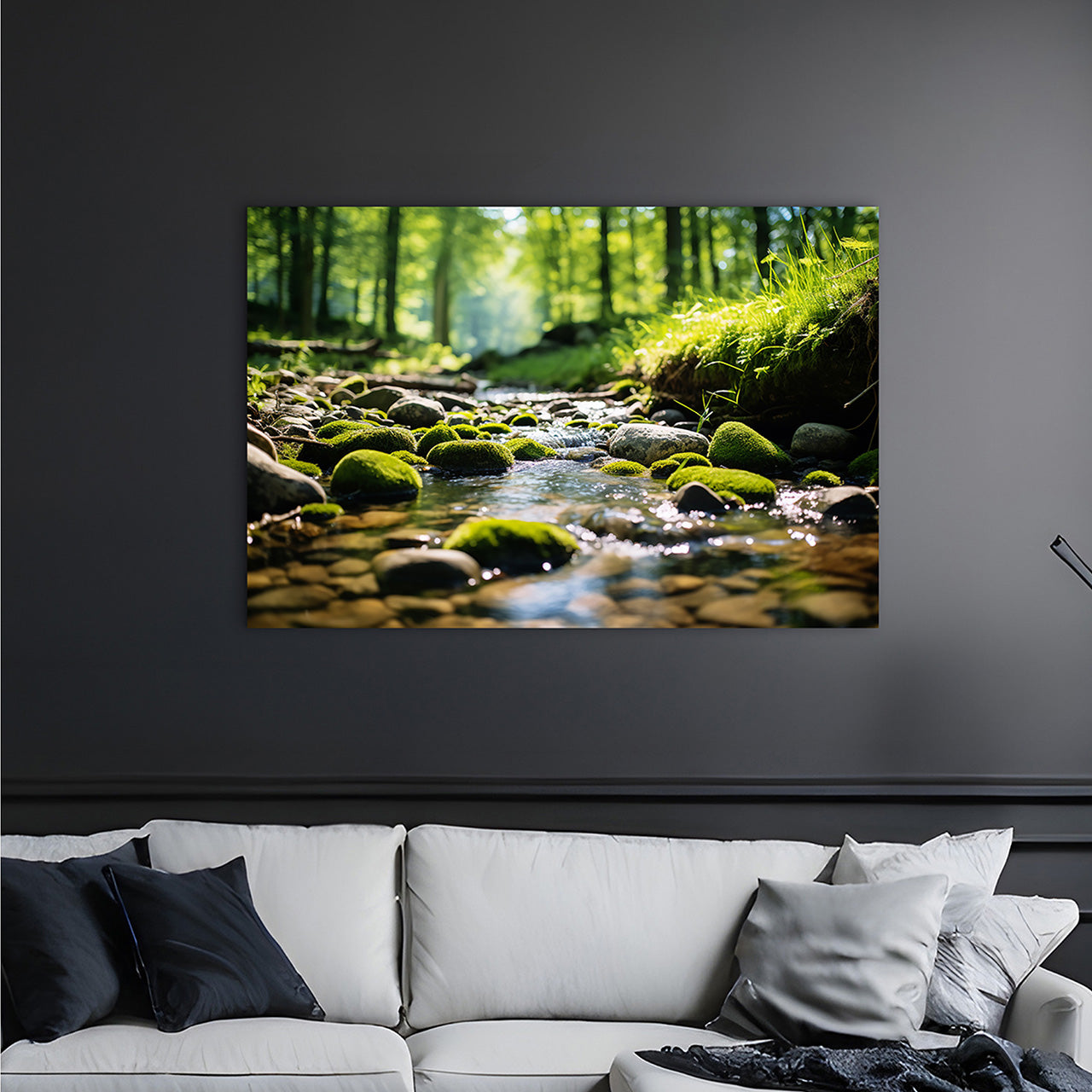 Aluminum picture Waldbach