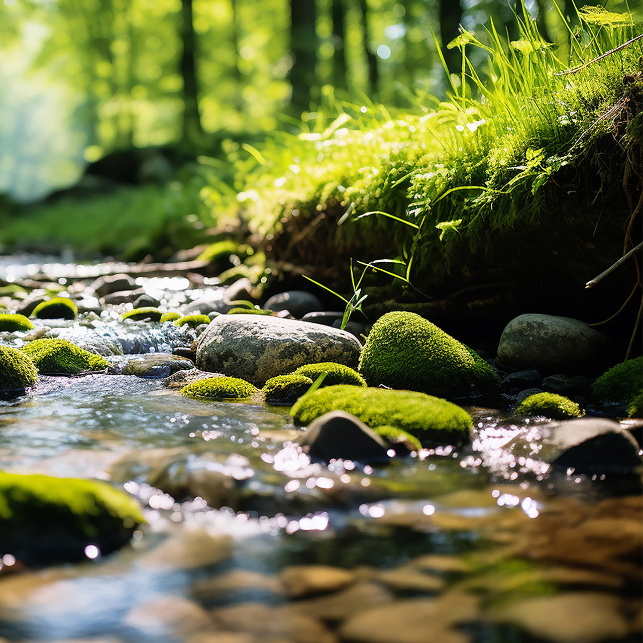 Aluminum picture Waldbach