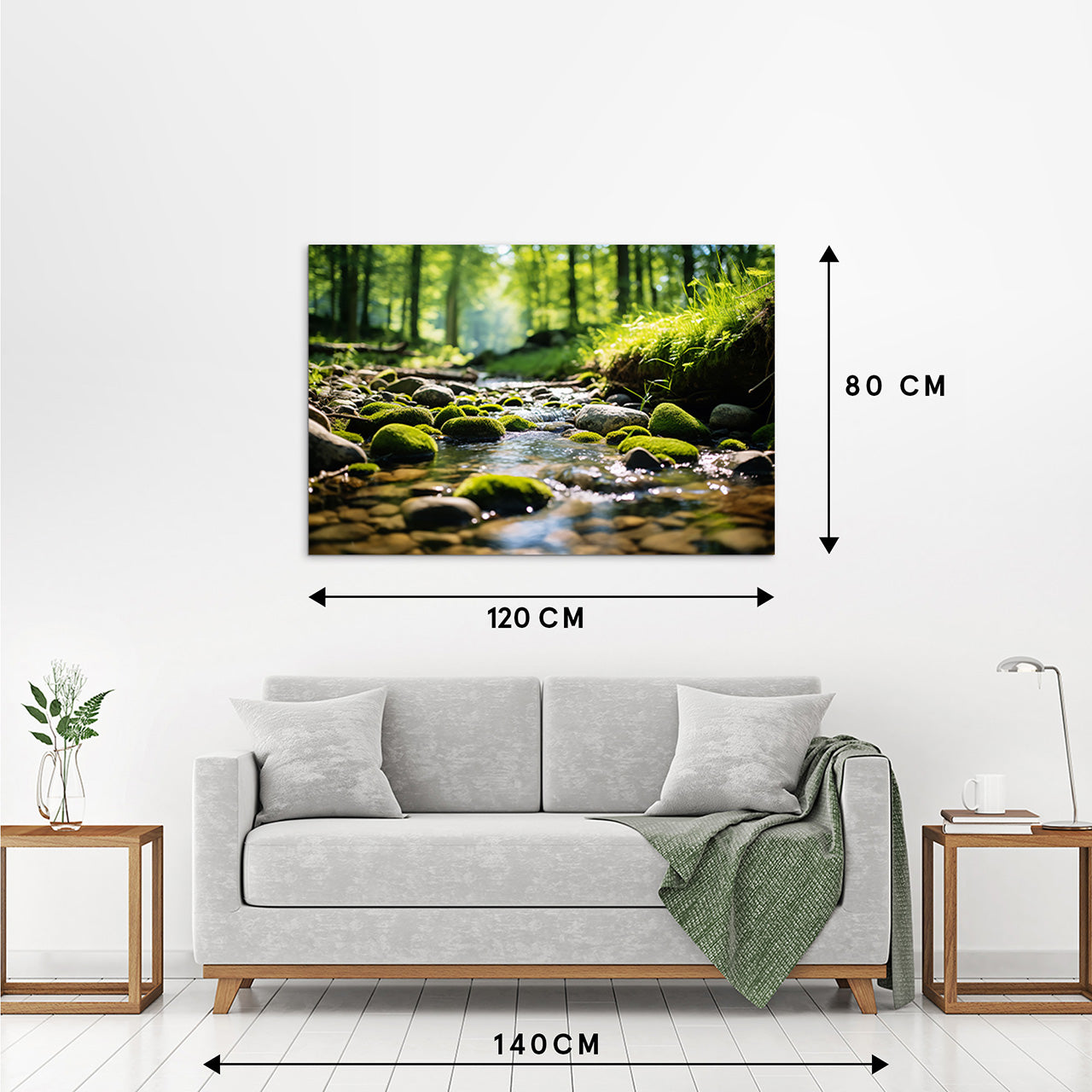 Aluminum picture Waldbach