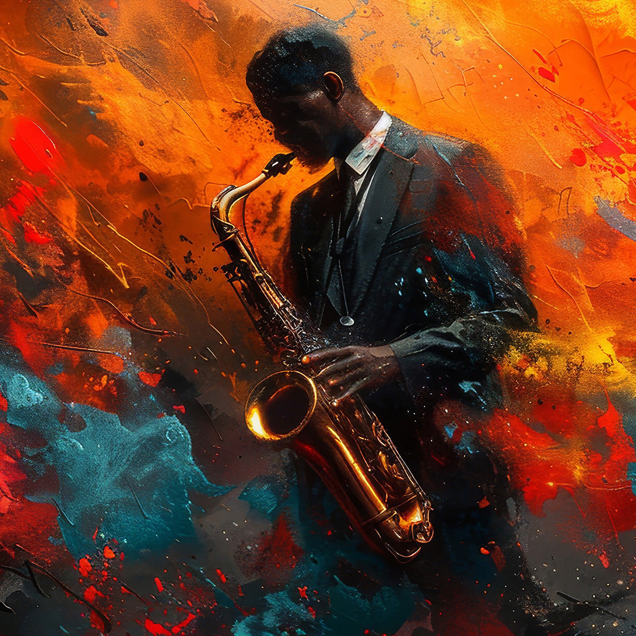 Aluminum picture Furious Jazz