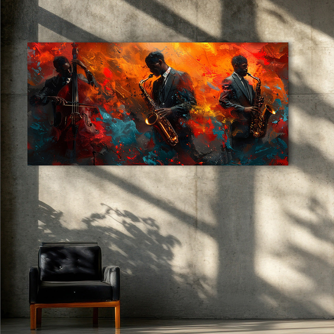 Aluminum picture Furious Jazz
