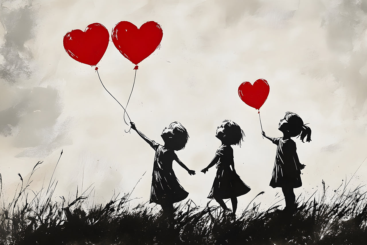 Alubild Love Balloons