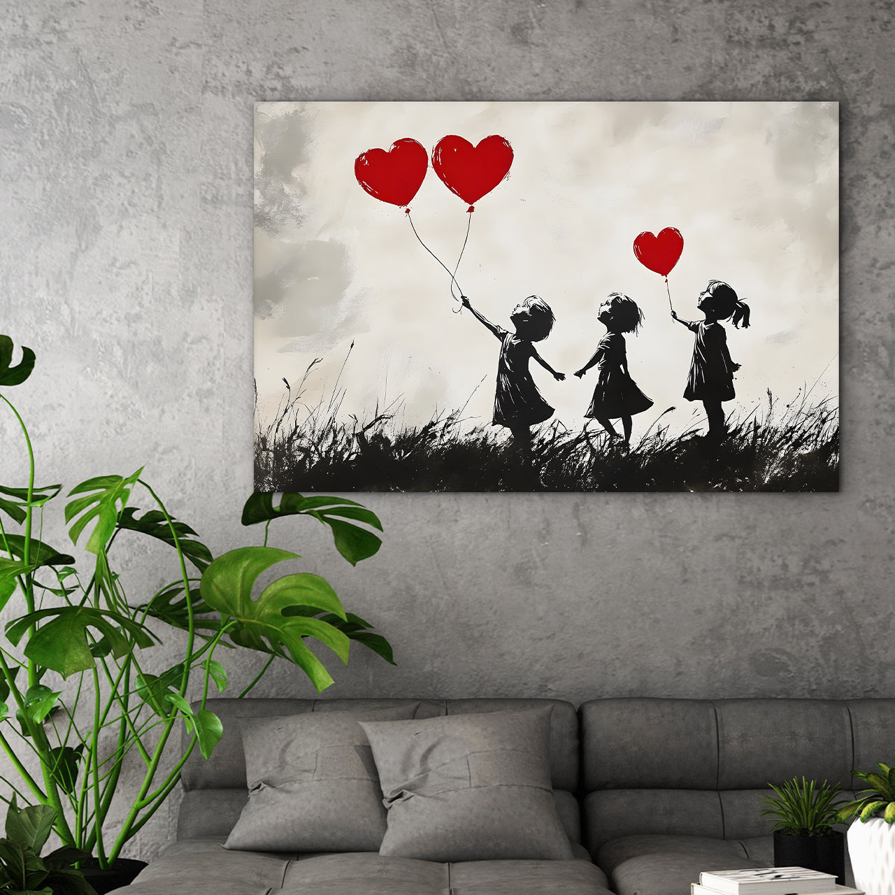 Ballons d'amour en alu