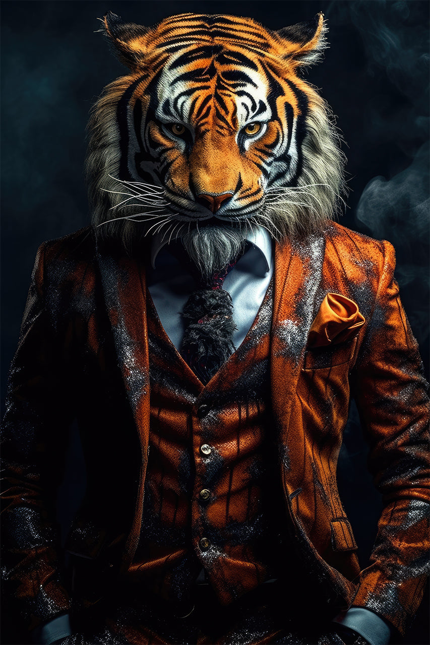 Alubild Stylish Tiger