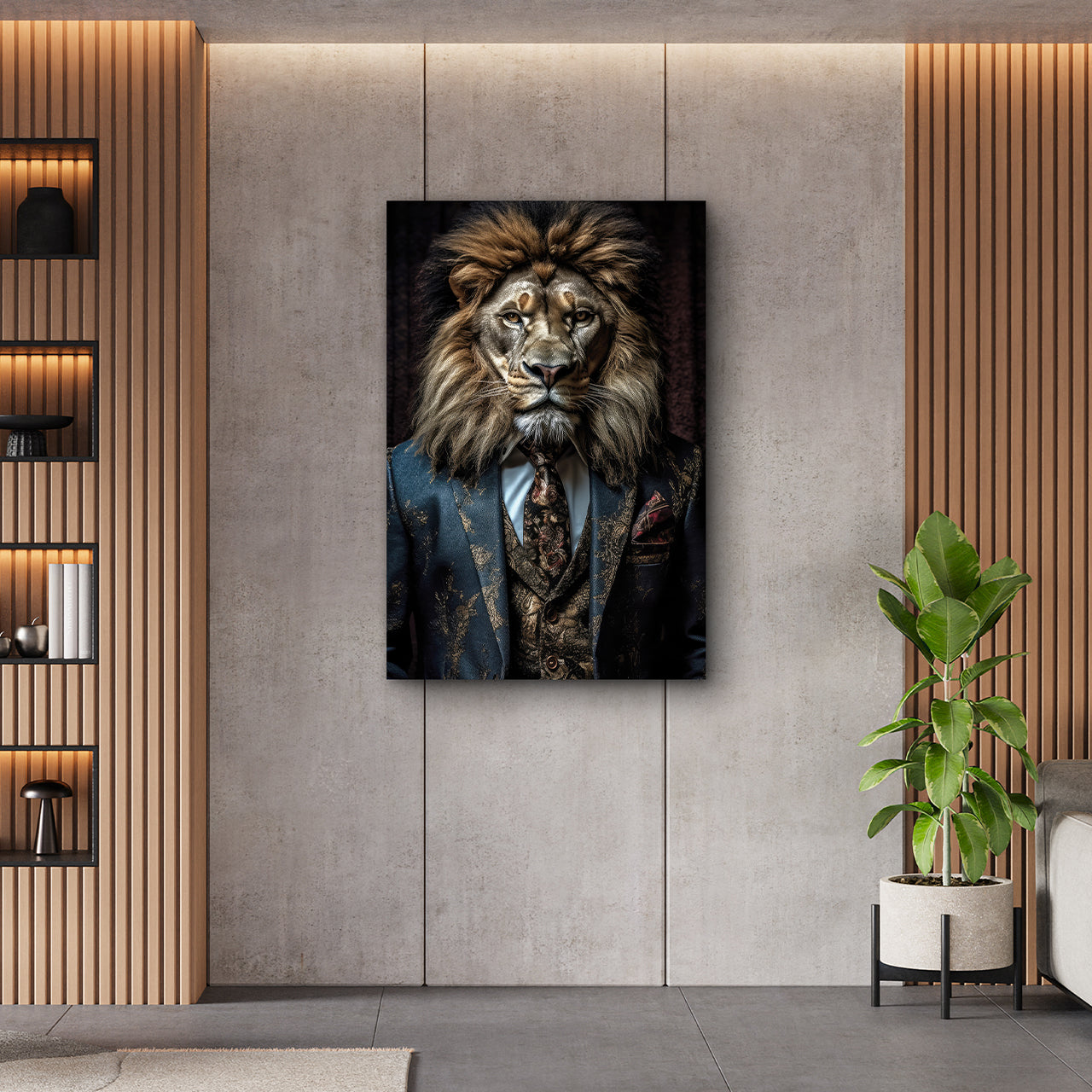 Alubild Stylish Lion