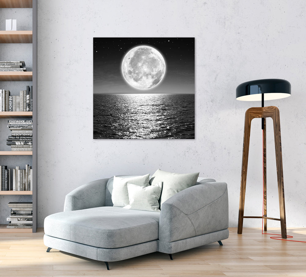 photo aluminium pleine lune