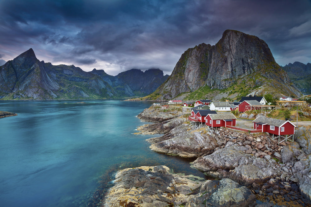 Akustikbild Pro Skandinavisches Dorf am Fjord 1