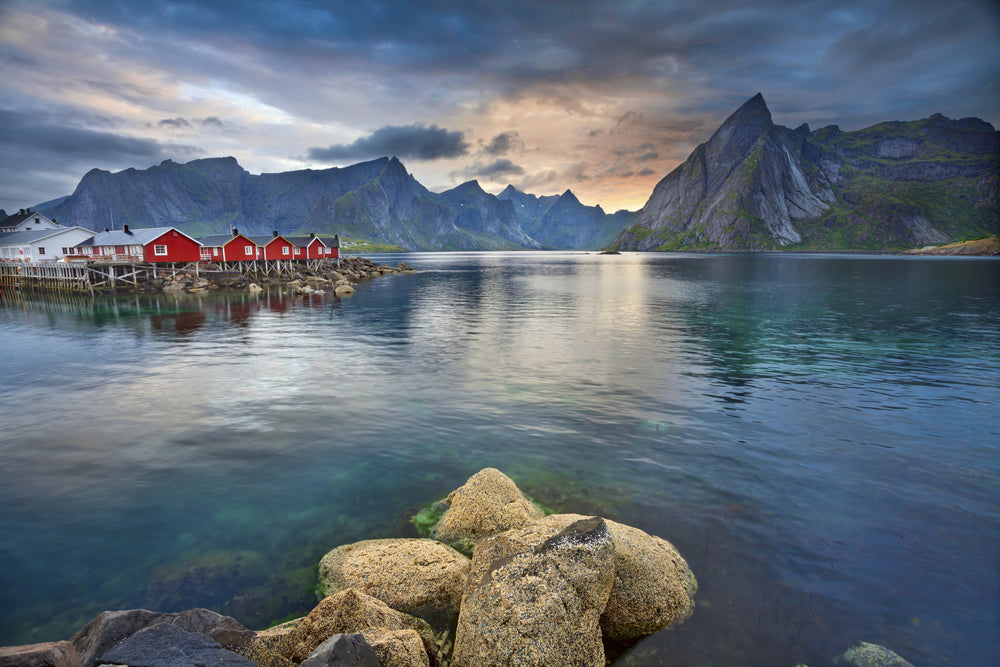 Akustikbild Pro Skandinavisches Dorf am Fjord 2