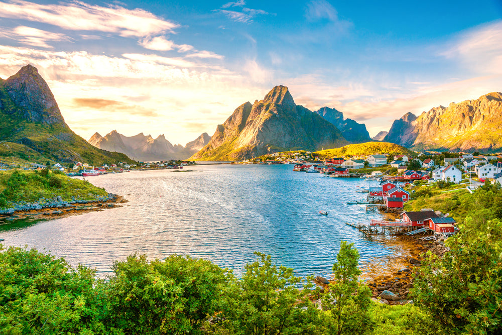 Akustikbild Pro Skandinavisches Dorf am Fjord 3