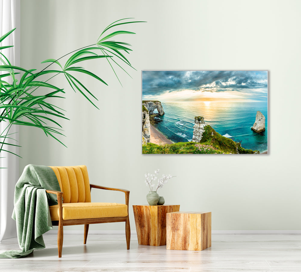 Akustikbild Pro Küste bei Étretat