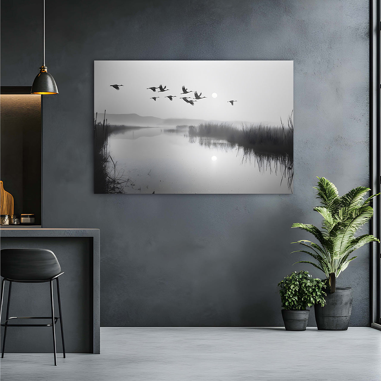 Image acoustique Pro Oies sauvages