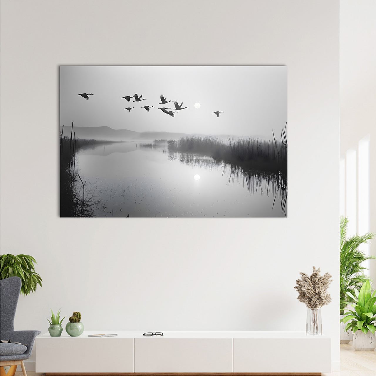 Image acoustique Pro Oies sauvages