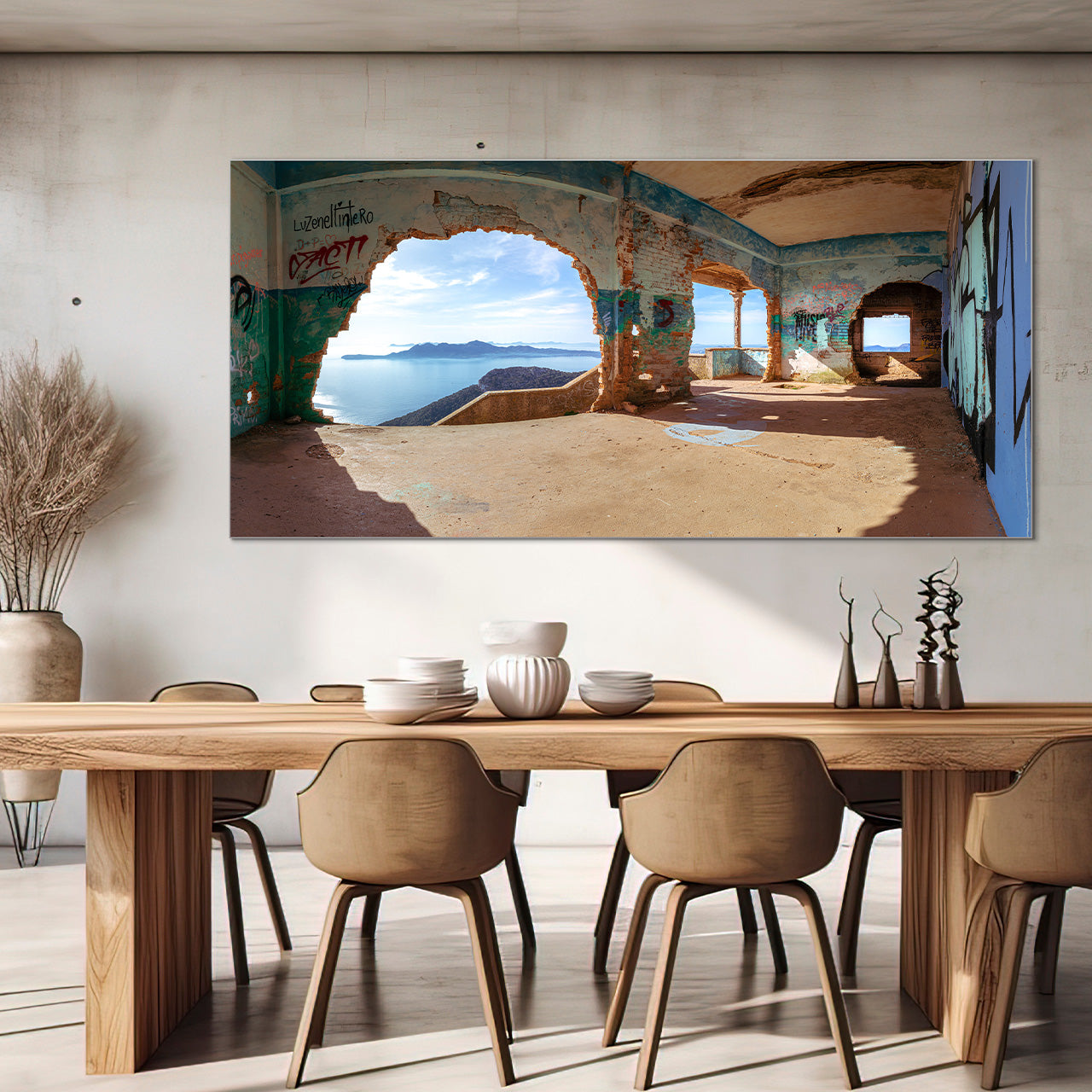 Tableau acoustique Pro Lieu perdu en bord de mer