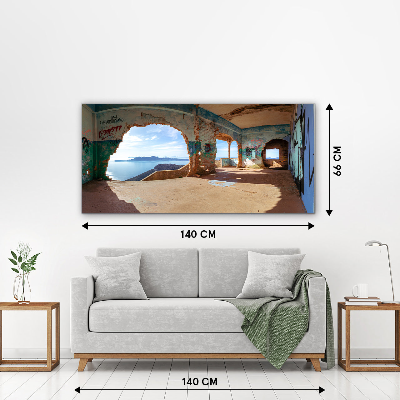 Tableau acoustique Pro Lieu perdu en bord de mer
