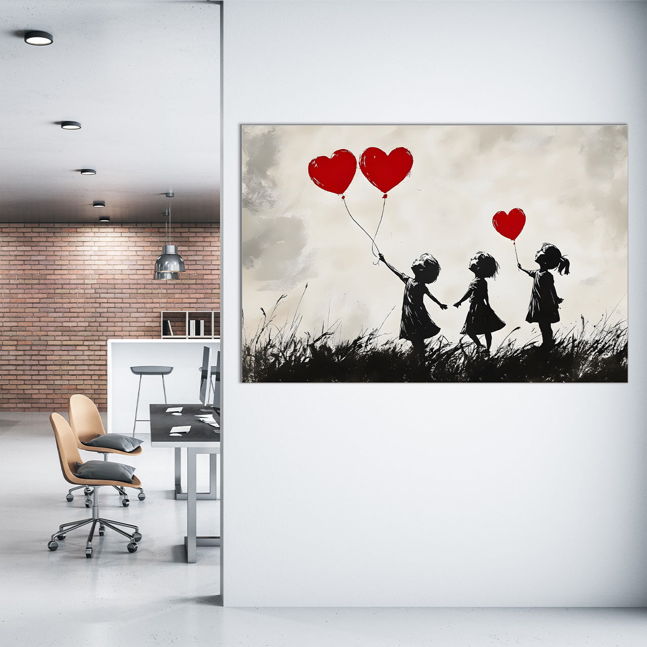 Tableau Acoustique Pro Love Balloons