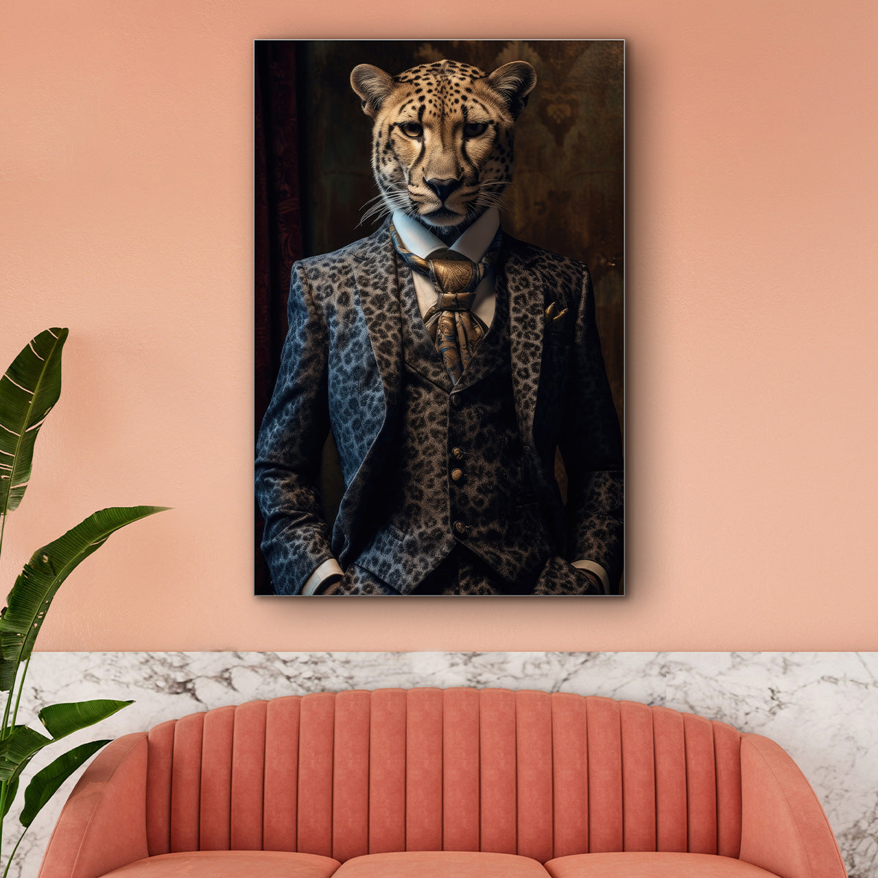 Akustikbild Pro Stylish Cheetah