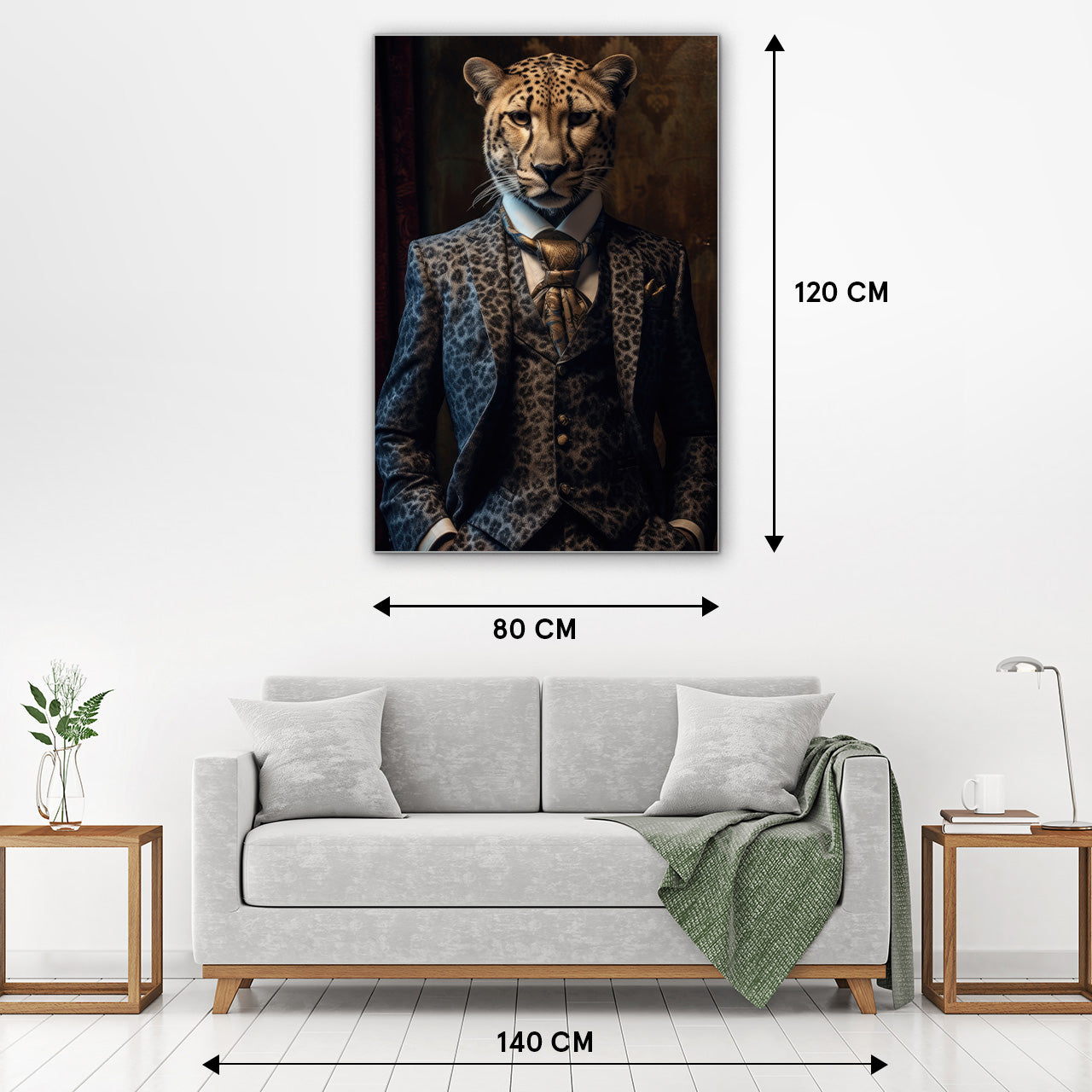 Akustikbild Pro Stylish Cheetah