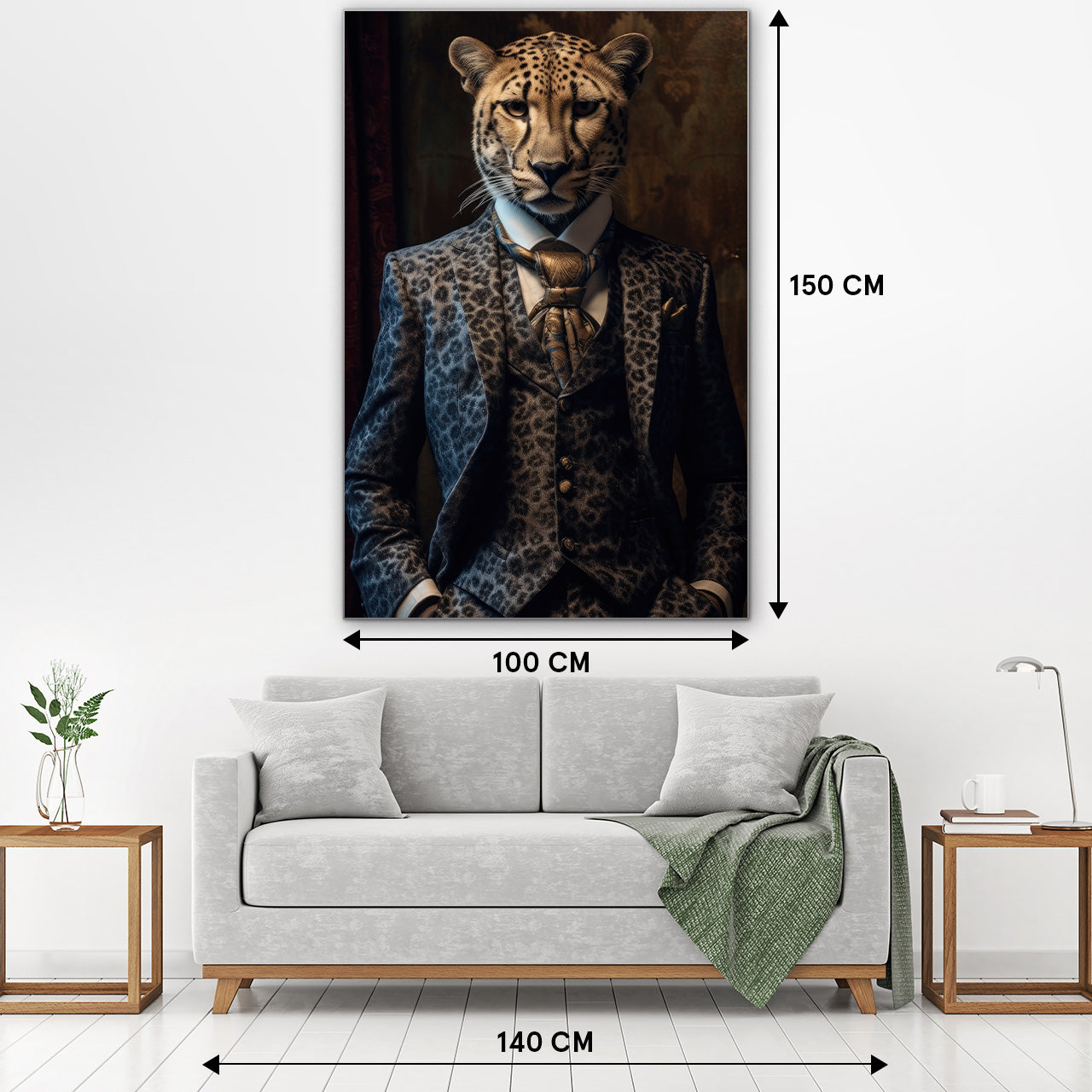 Akustikbild Pro Stylish Cheetah