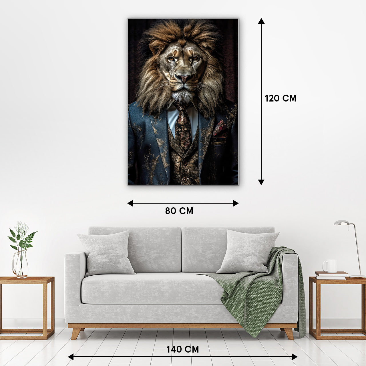 Akustikbild Pro Stylish Lion