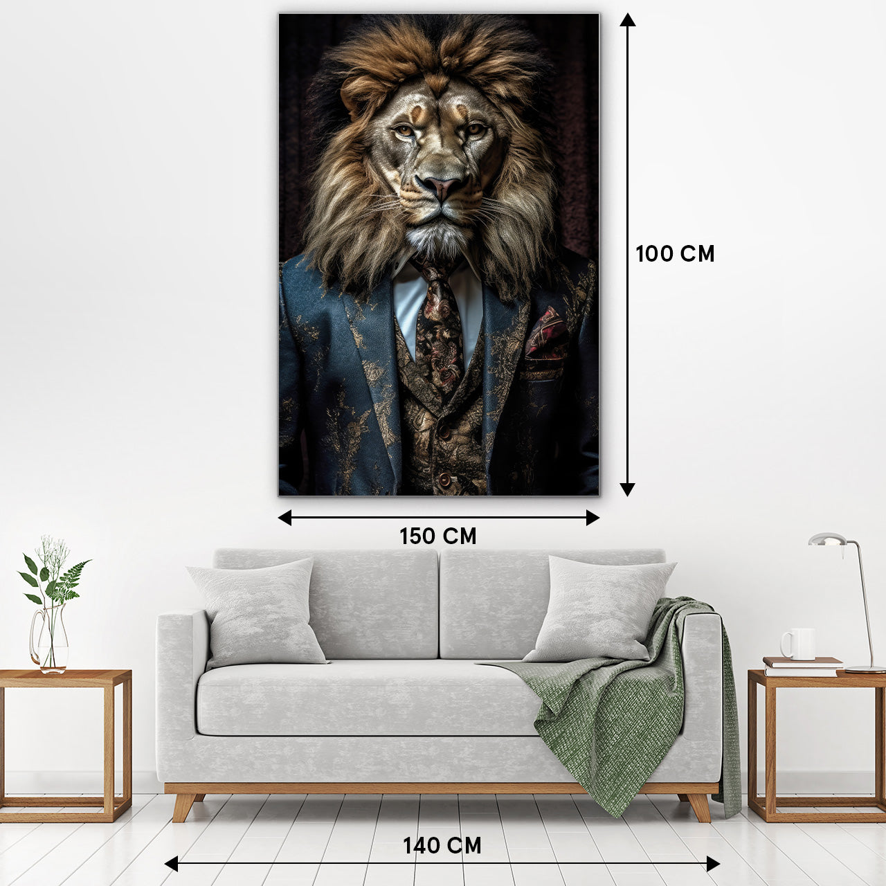 Akustikbild Pro Stylish Lion