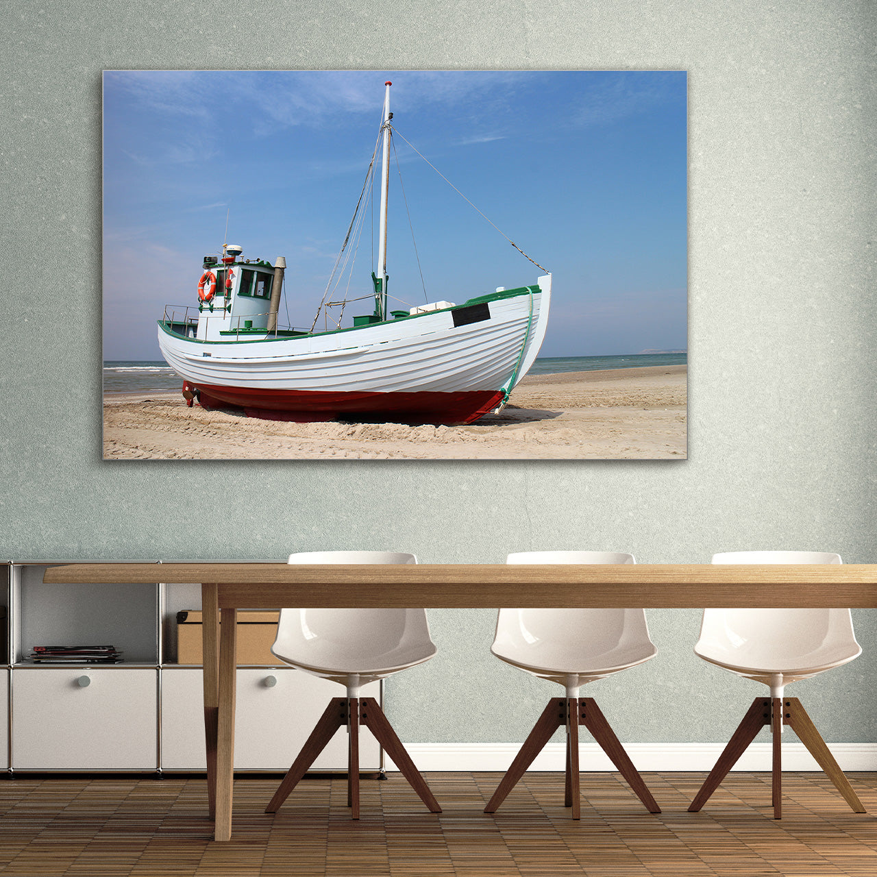 Akustikbild Pro Kutter am Strand