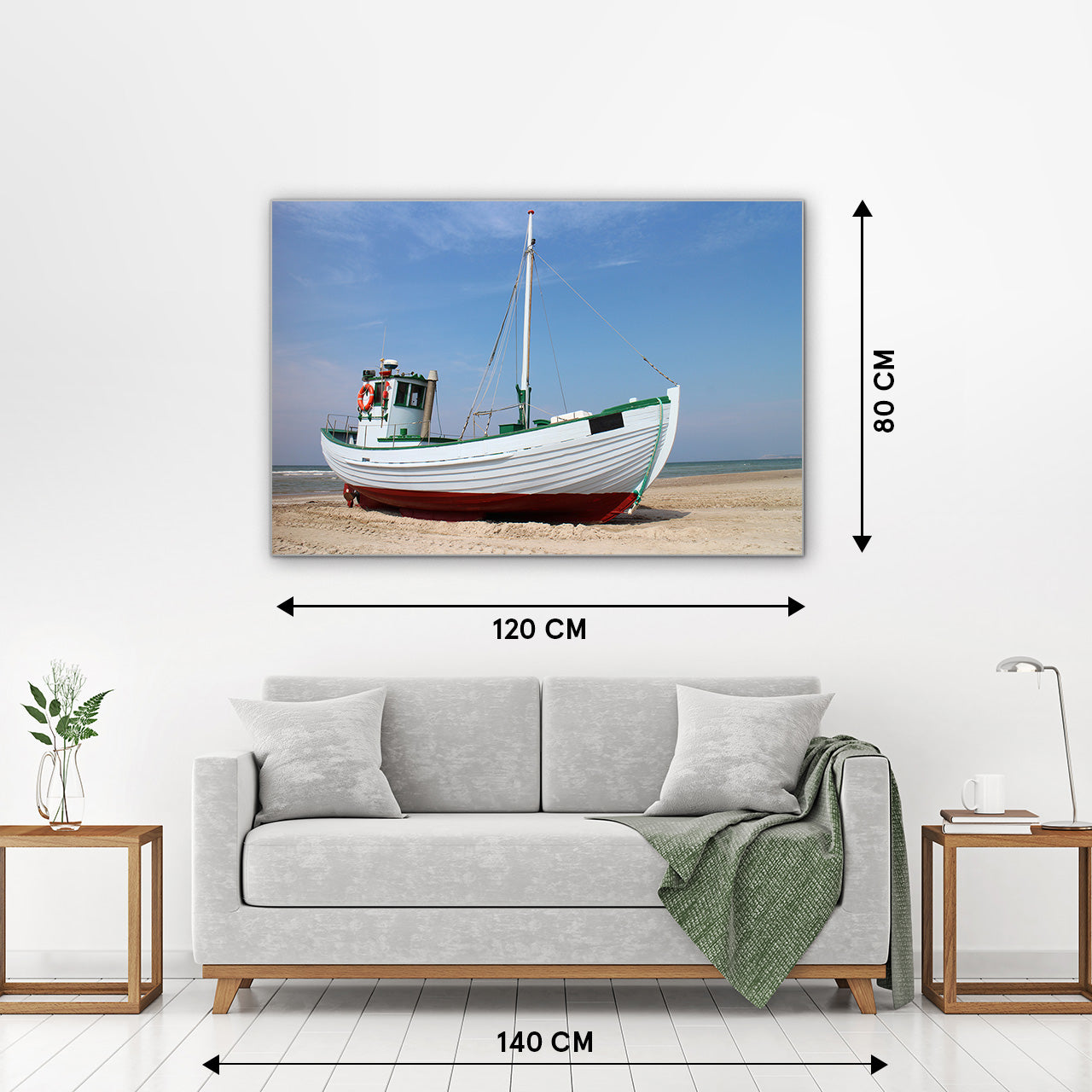 Akustikbild Pro Kutter am Strand