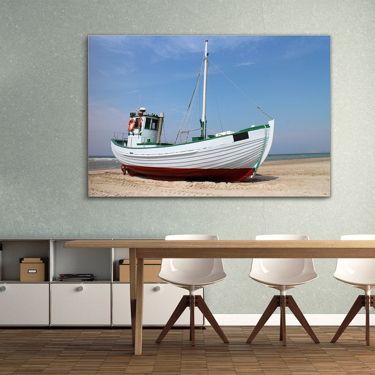 Akustikbild Pro Kutter am Strand