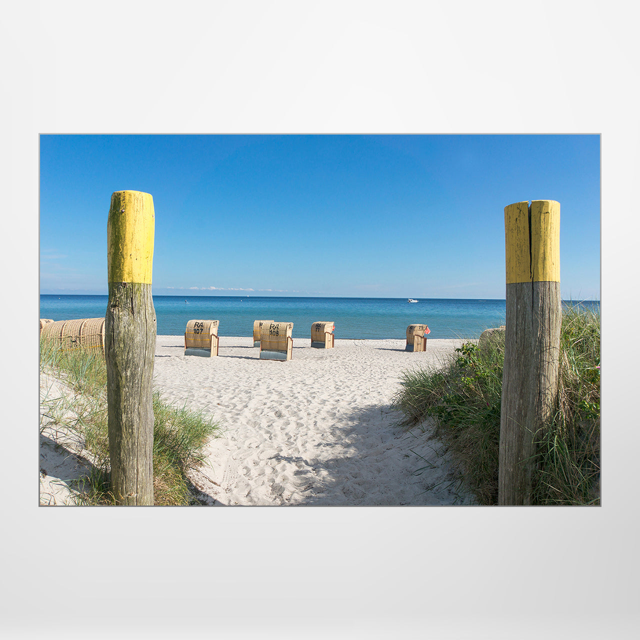 Akustikbild Pro Strandkörbe Meerblick