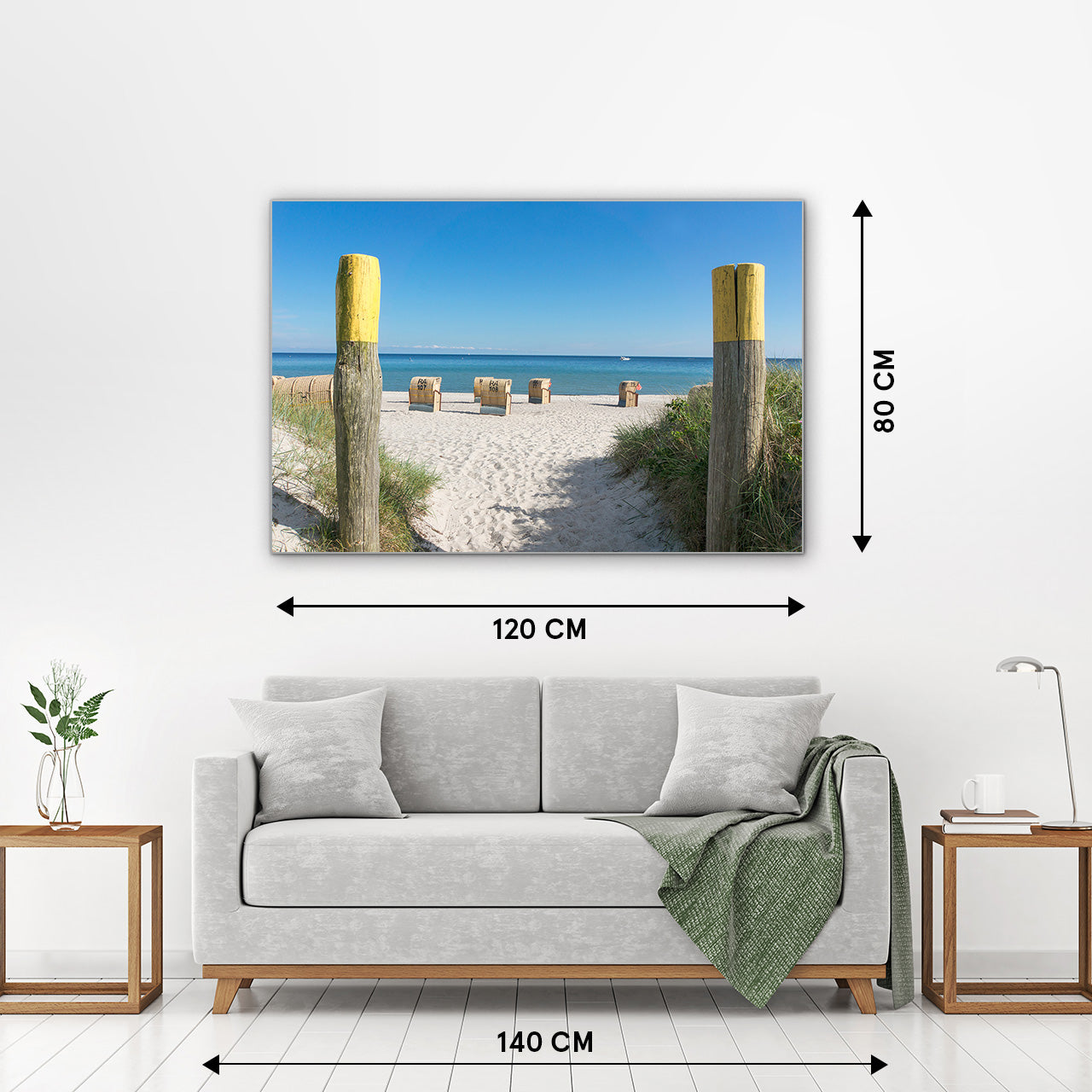 Akustikbild Pro Strandkörbe Meerblick