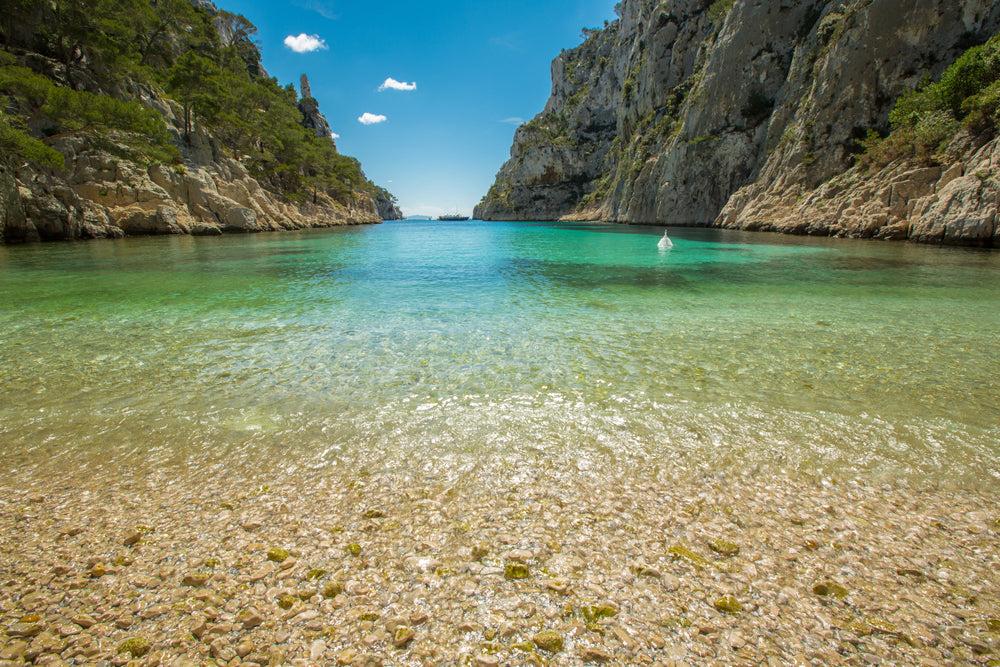 Acoustic picture Slim Idyllic Bay