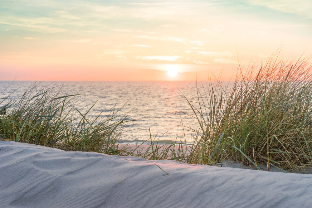Akustikbild Slim Sonnenuntergang am Strand 1