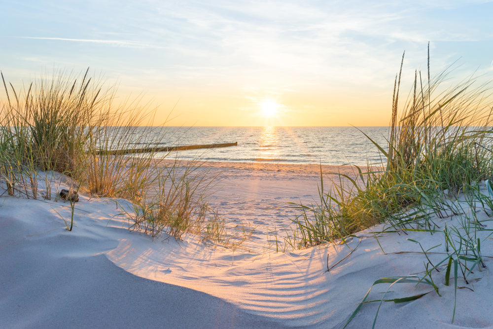 Akustikbild Slim Sonnenuntergang am Strand 2