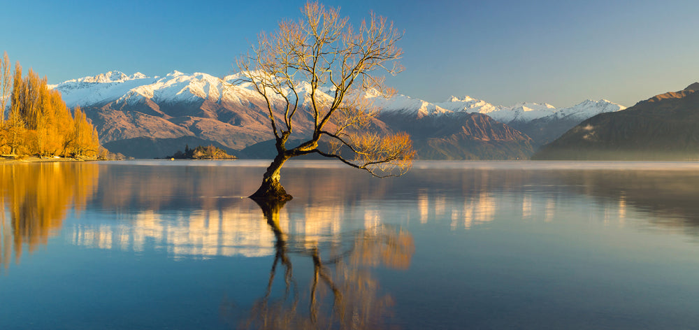 Akustikbild Slim Bergpanorama mit See