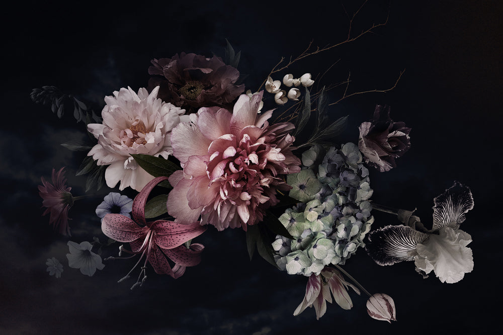 Akustikbild Slim Hübsches Blütenbouquet IV