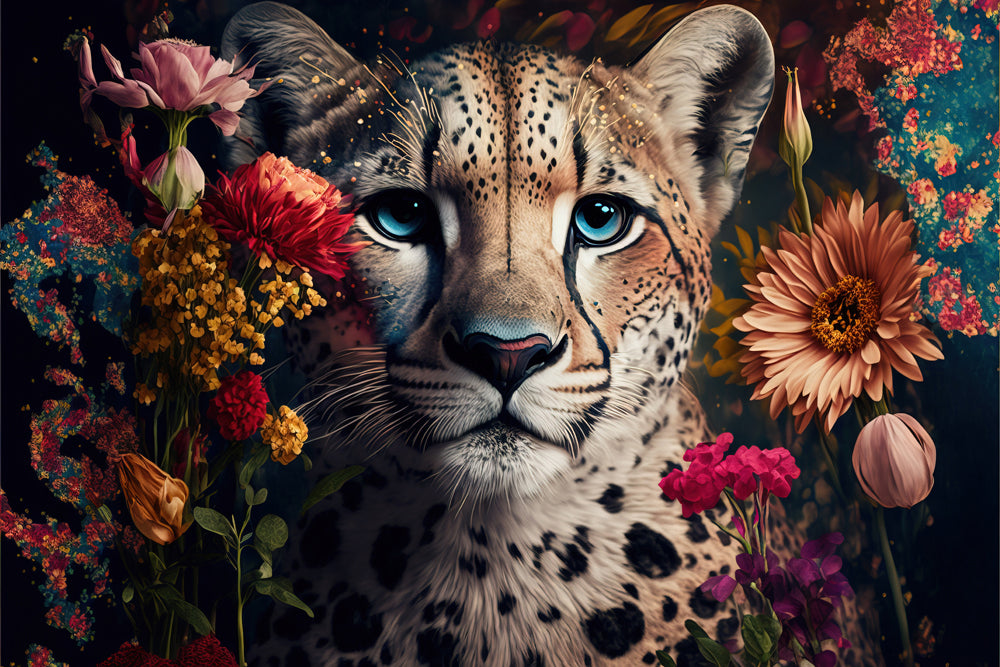 Akustikbild Slim Leo Flowers