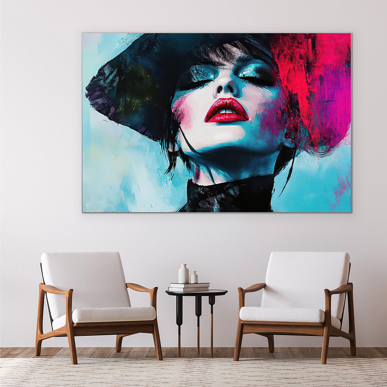 Acoustic Picture Slim Pink Splashed Diva