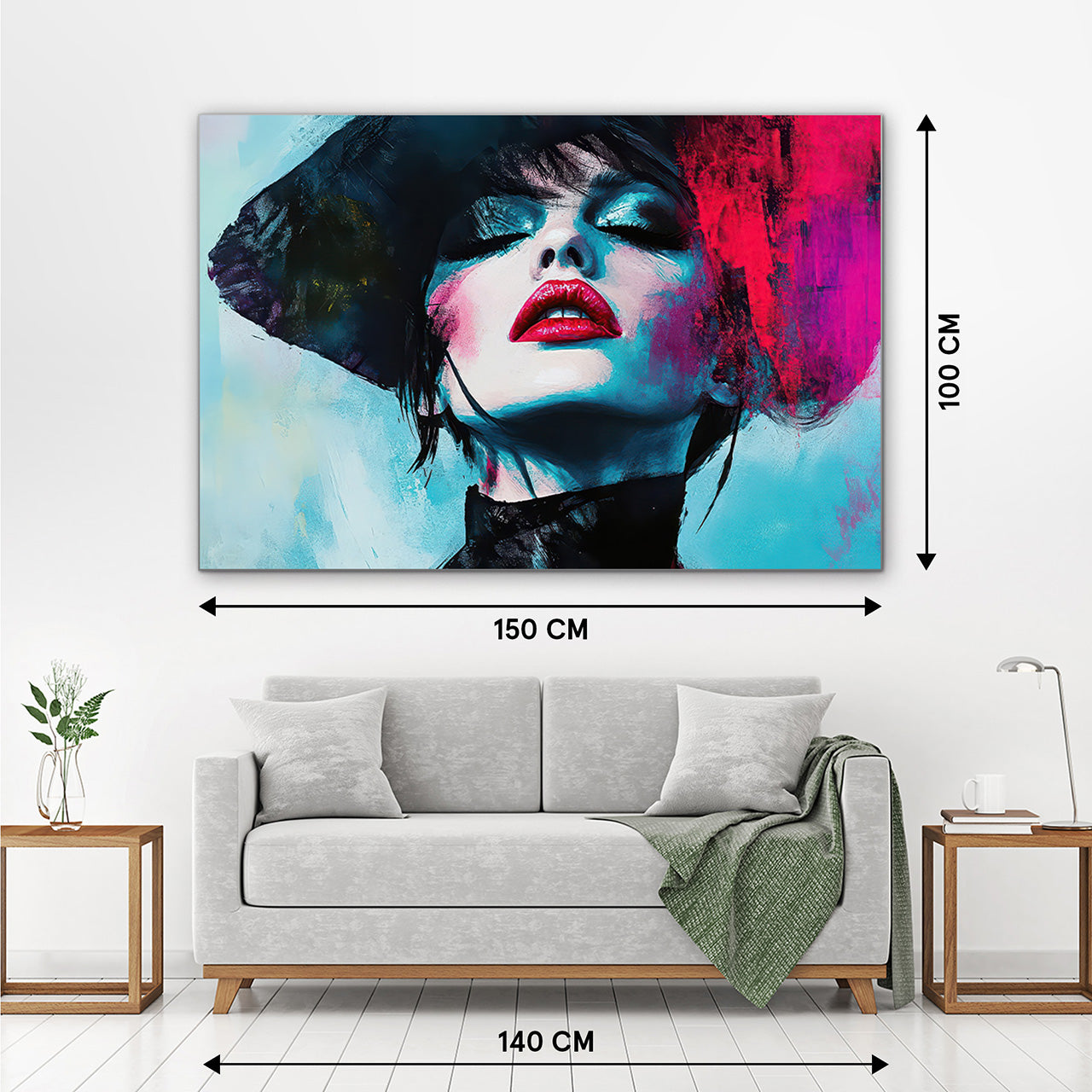 Acoustic Picture Slim Pink Splashed Diva