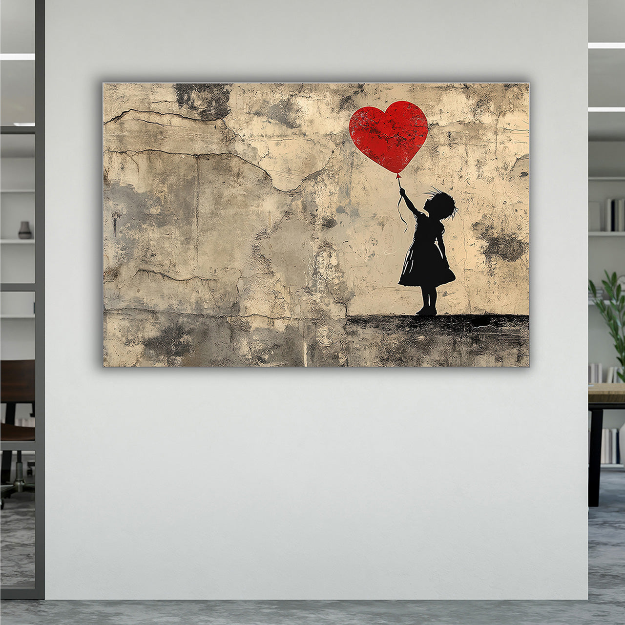 Tableau acoustique Slim Love Balloon