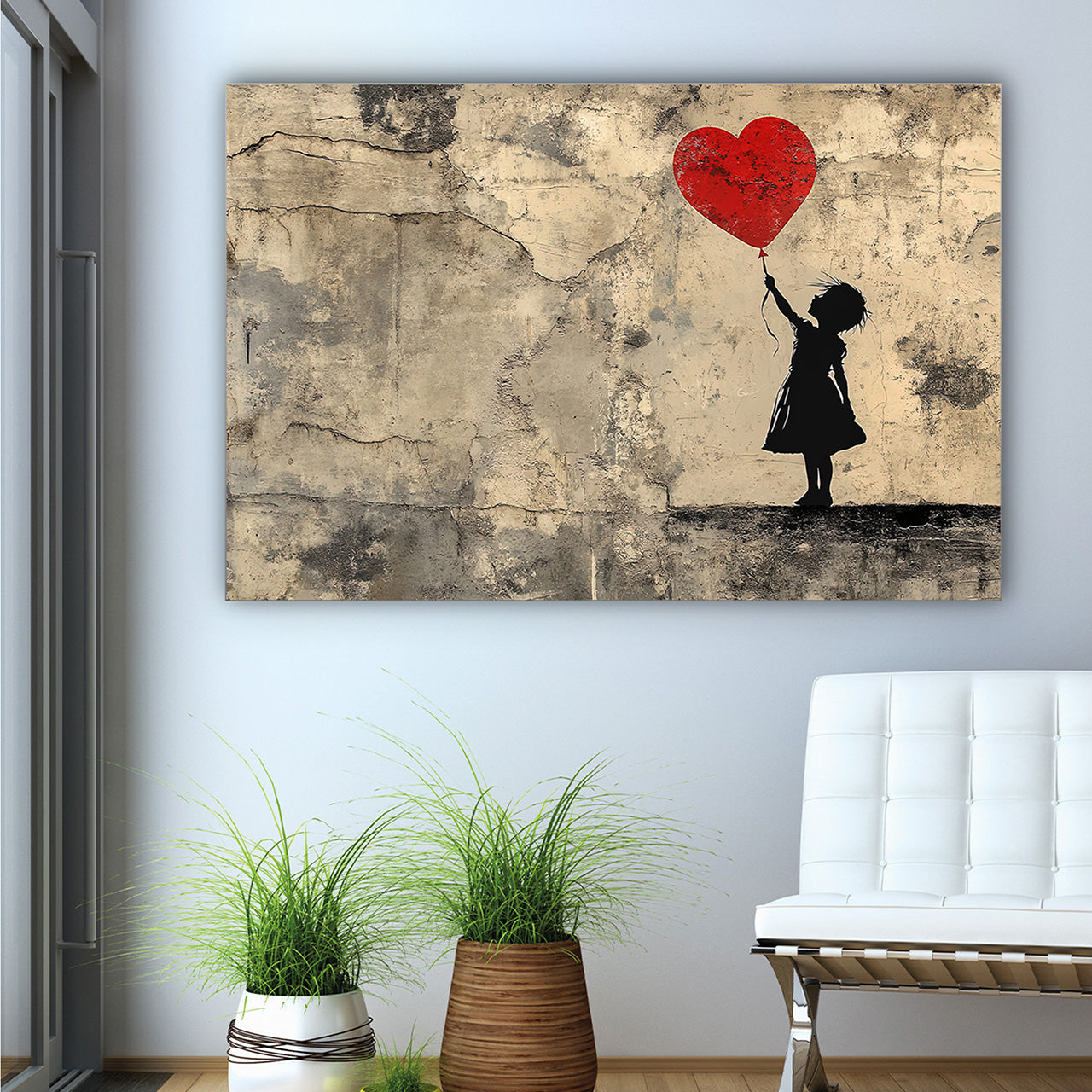 Tableau acoustique Slim Love Balloon
