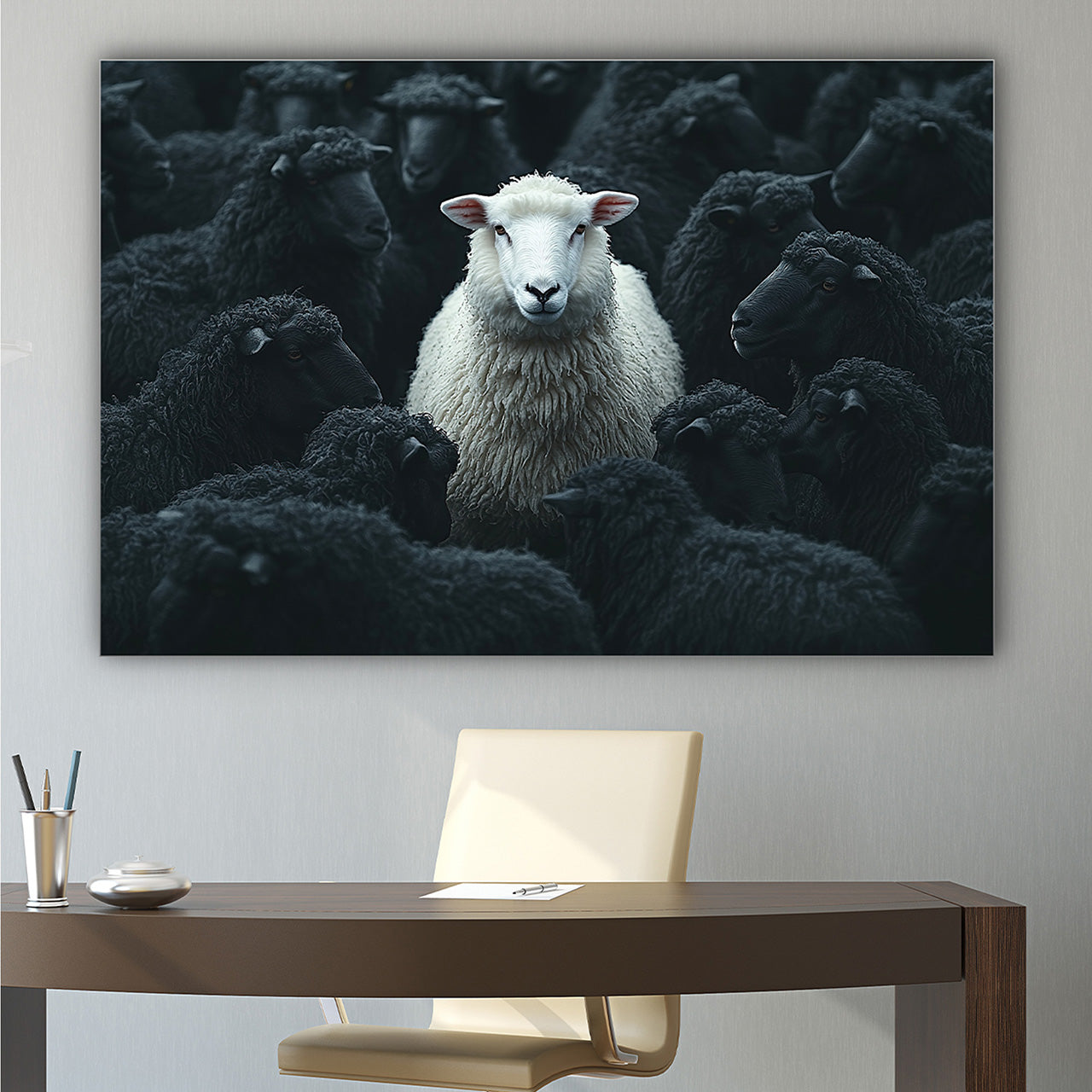 Akustikbild Slim White Sheep