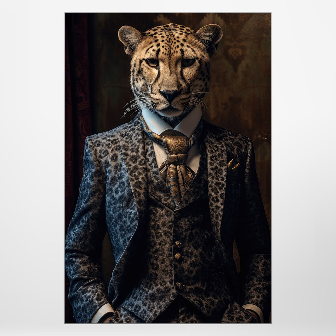 Akustikbild Slim Stylish Cheetah