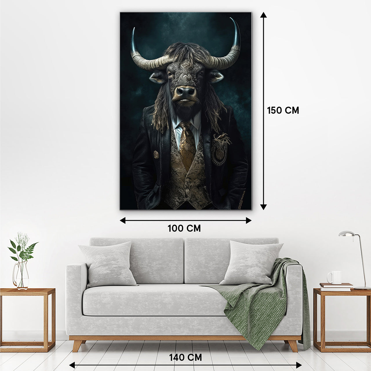 Akustikbild Slim Stylish Mr. Bull