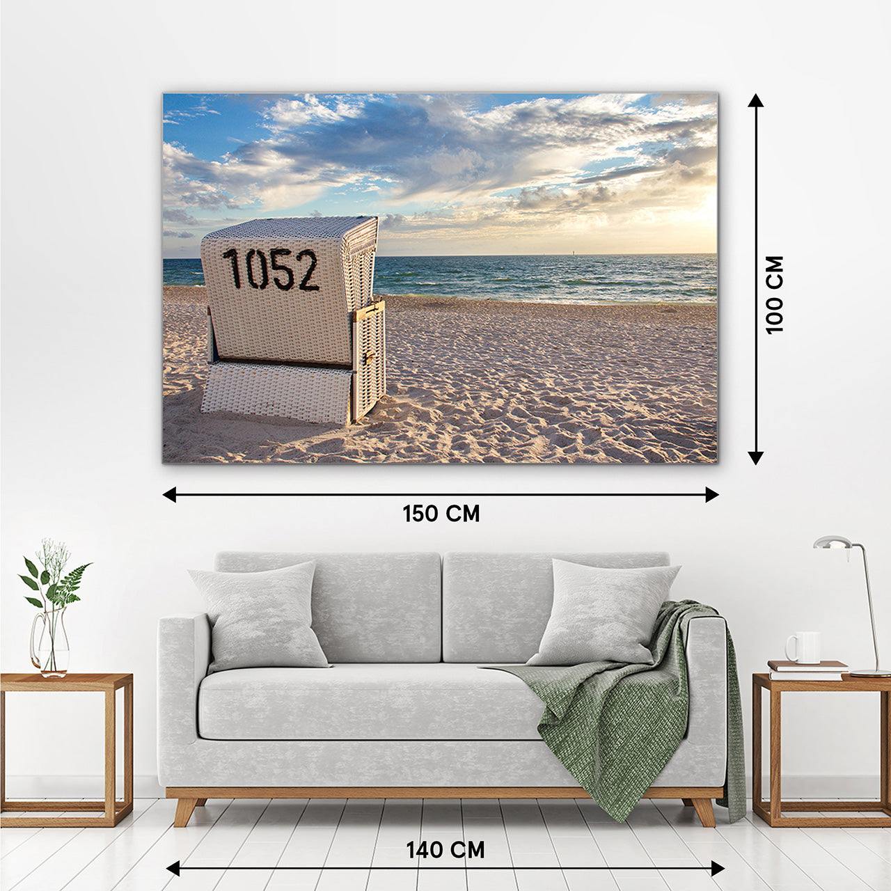Akustikbild Slim Strandkorb