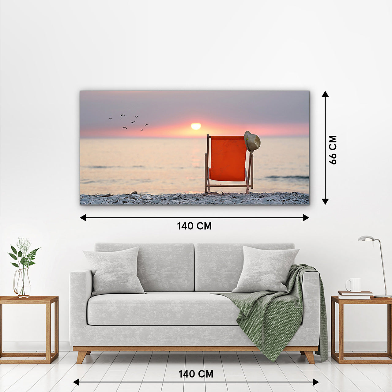 Akustikbild Slim Sonnuntergang