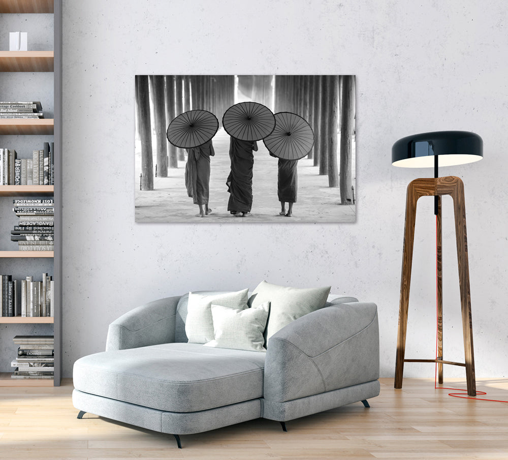 Akustikbild Pro Mönche mit Schirmen