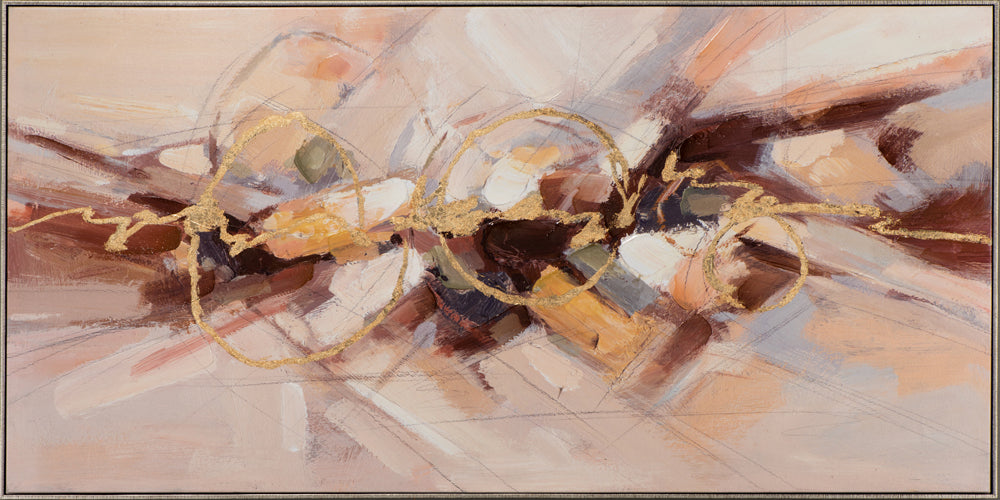 Painting Abstract Geometry in Gold