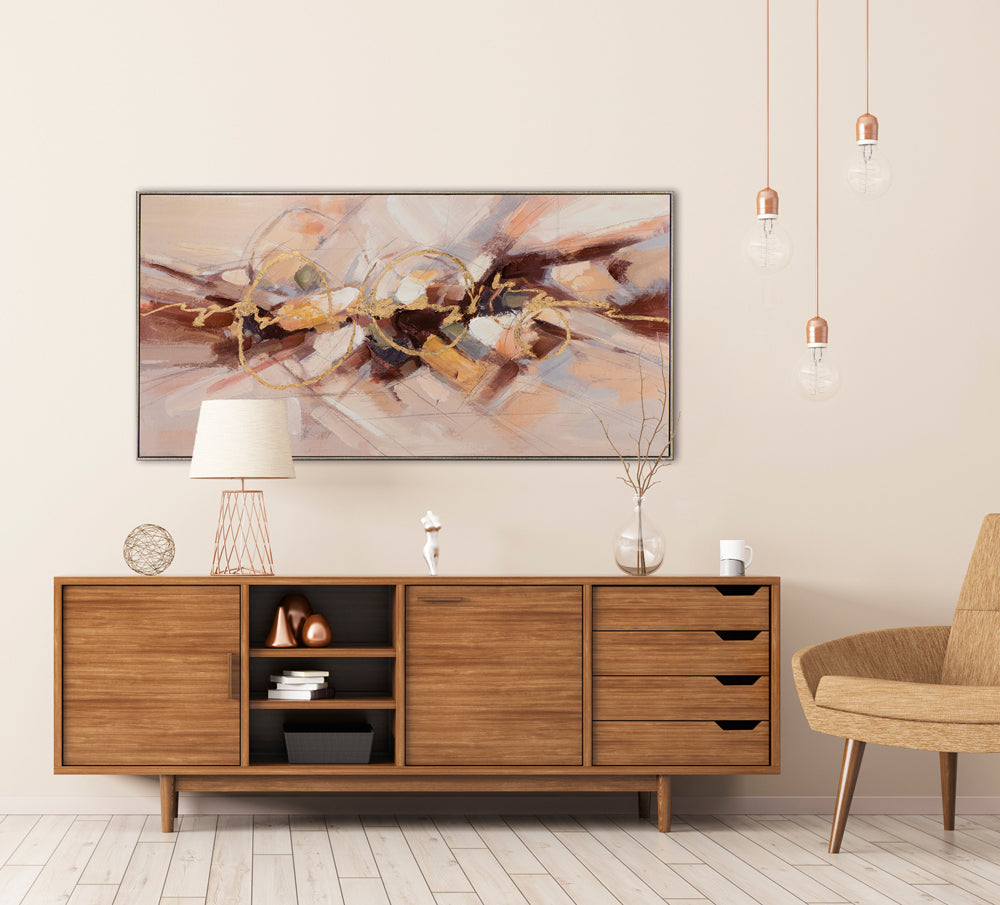 Painting Abstract Geometry in Gold