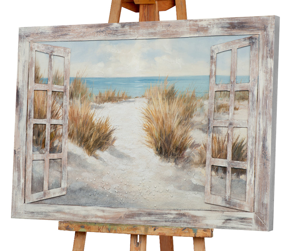 painting Window to the Beach