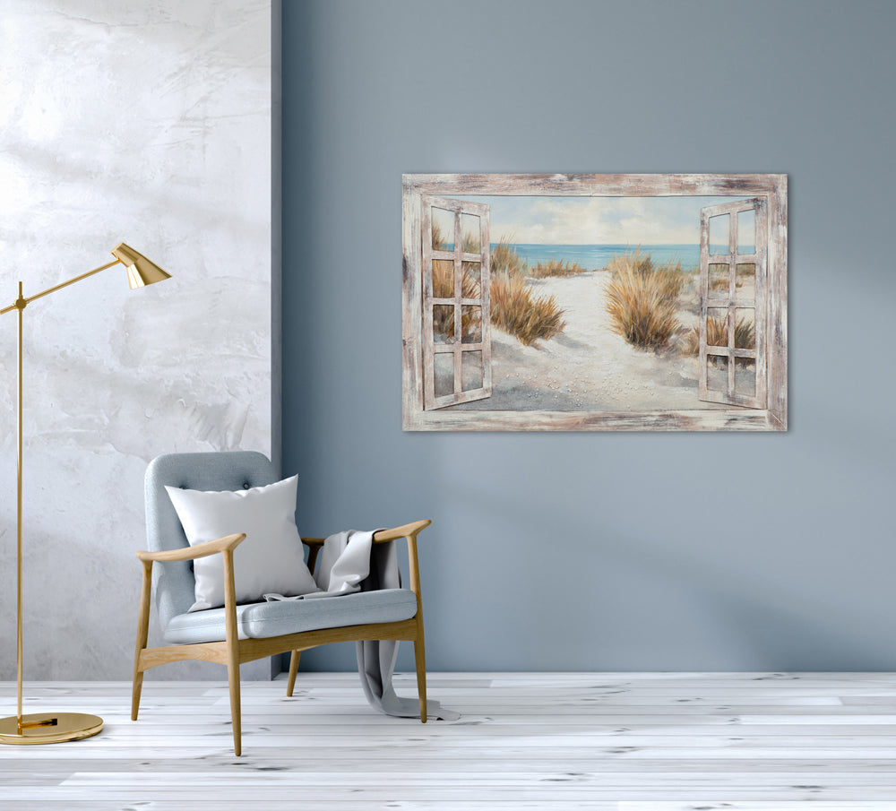 painting Window to the Beach