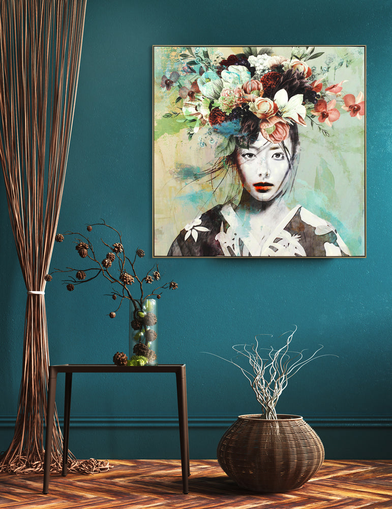 Painting Beauty with Exotic Floral Decoration